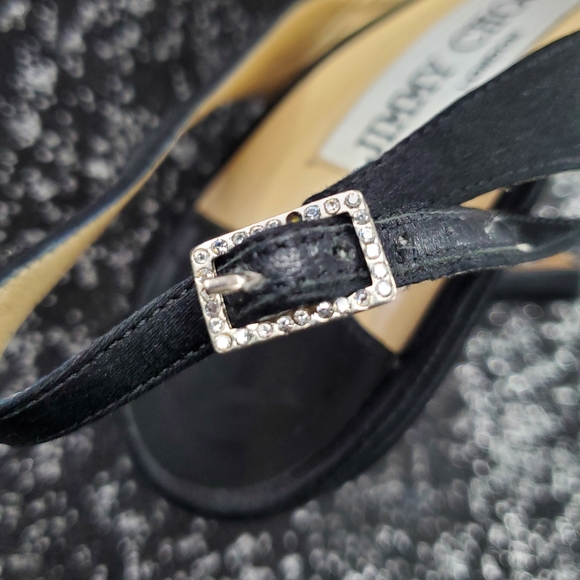 Jimmy Choo Black Pointed Cutout Black High Heel Size 7 (37EU) - Picture 5 of 9